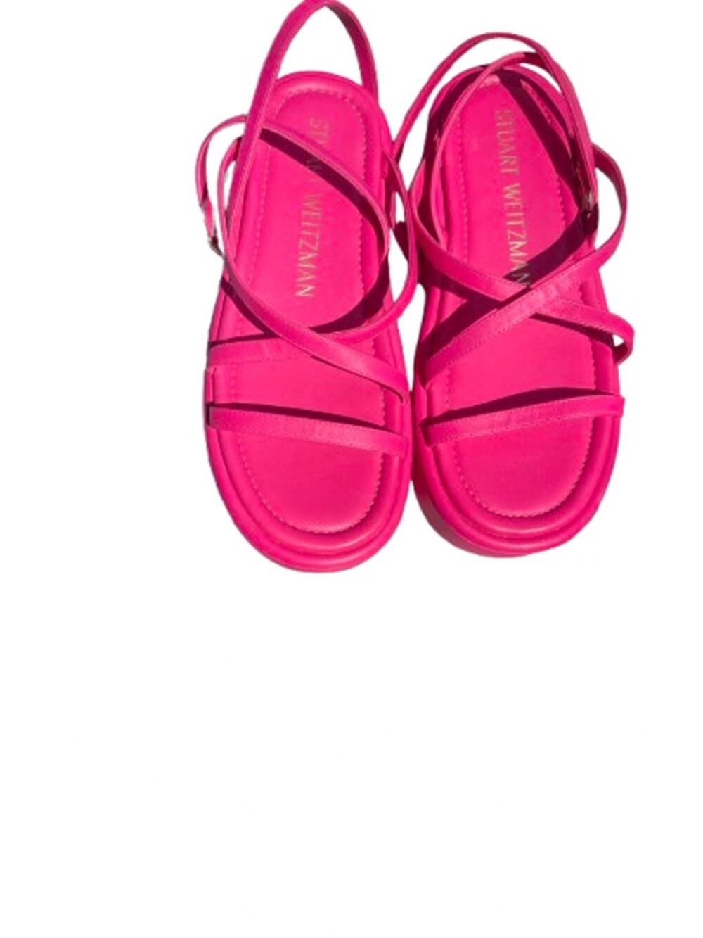 Stuart Weitzman Pink Platform Sandals (size 7)